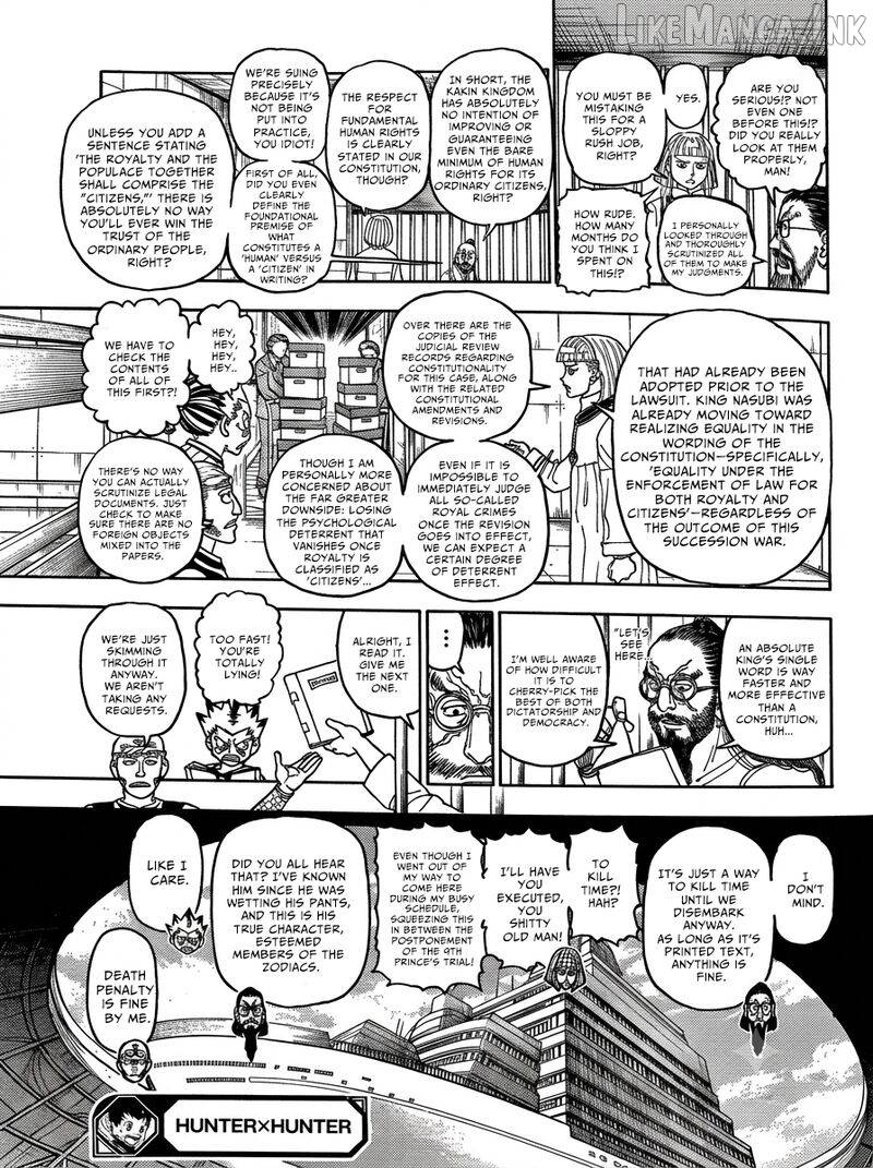 Hunter x Hunter, Chapter 412 image 18